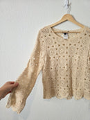 Charlie B Oversized Crochet Top (XS/S)