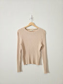 Boden Cotton Blend Knit Top (L)