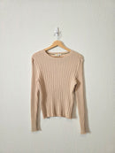 Boden Cotton Blend Knit Top (L)