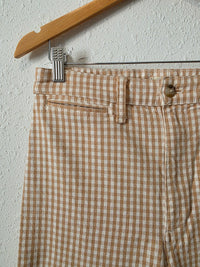 Madewell Gingham Wide Leg Pants (27)