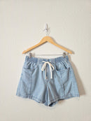 NEW Denim Drawstring Shorts (M)