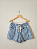 NEW Denim Drawstring Shorts (M)
