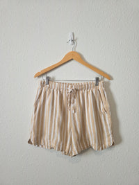 Striped Linen Blend Matching Set (M/L)