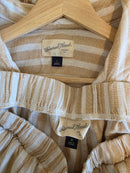 Striped Linen Blend Matching Set (M/L)