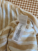 Striped Linen Blend Matching Set (M/L)