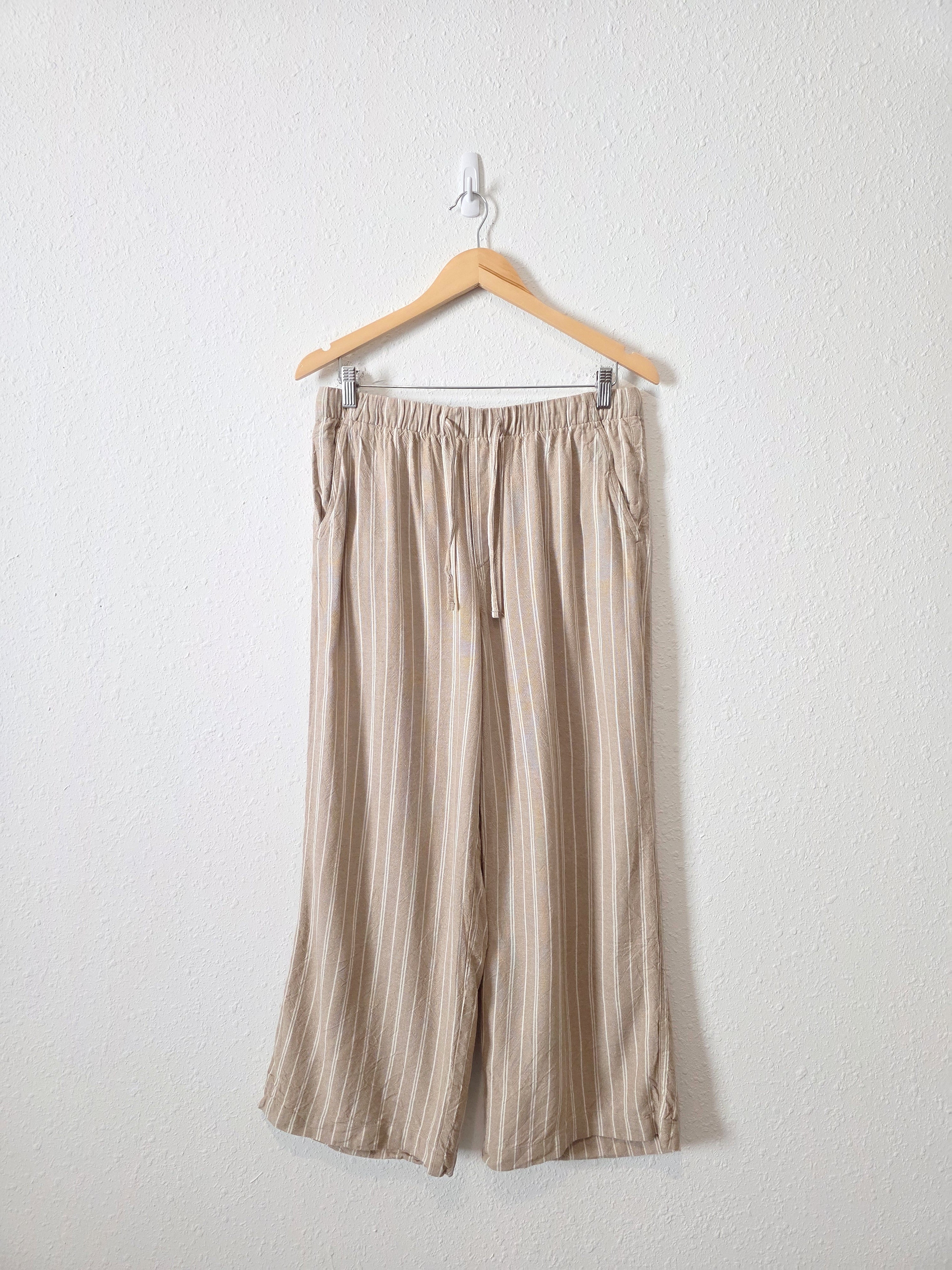 Gap Linen Blend Wide Leg Pants (M)