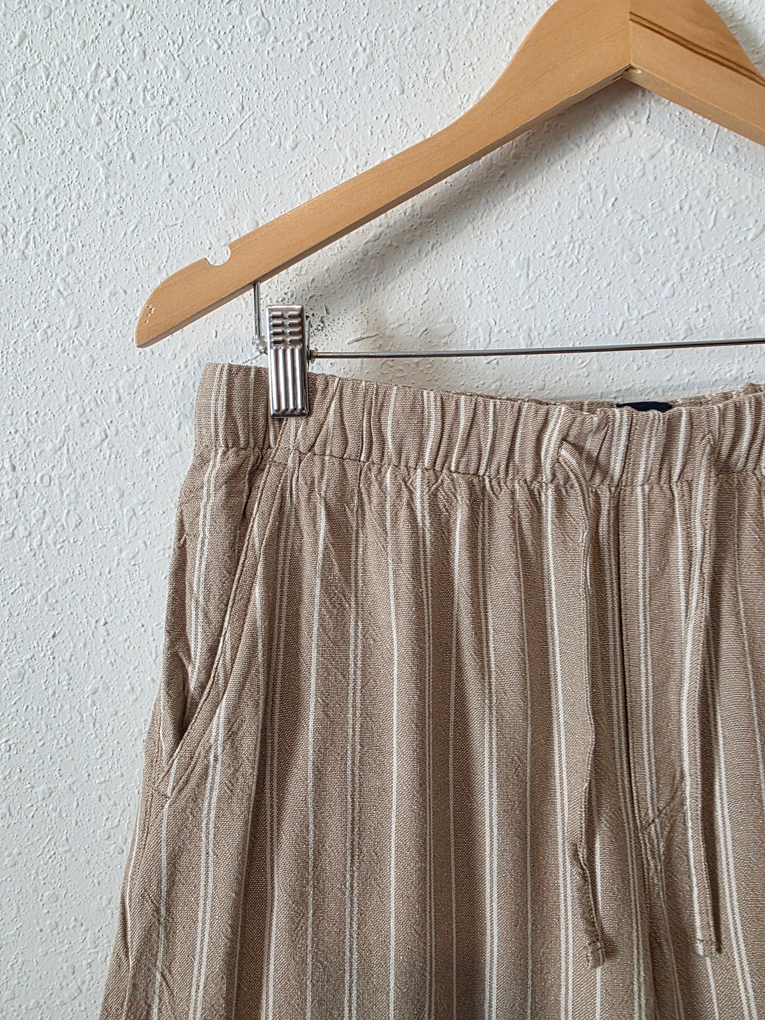 Gap Linen Blend Wide Leg Pants (M)