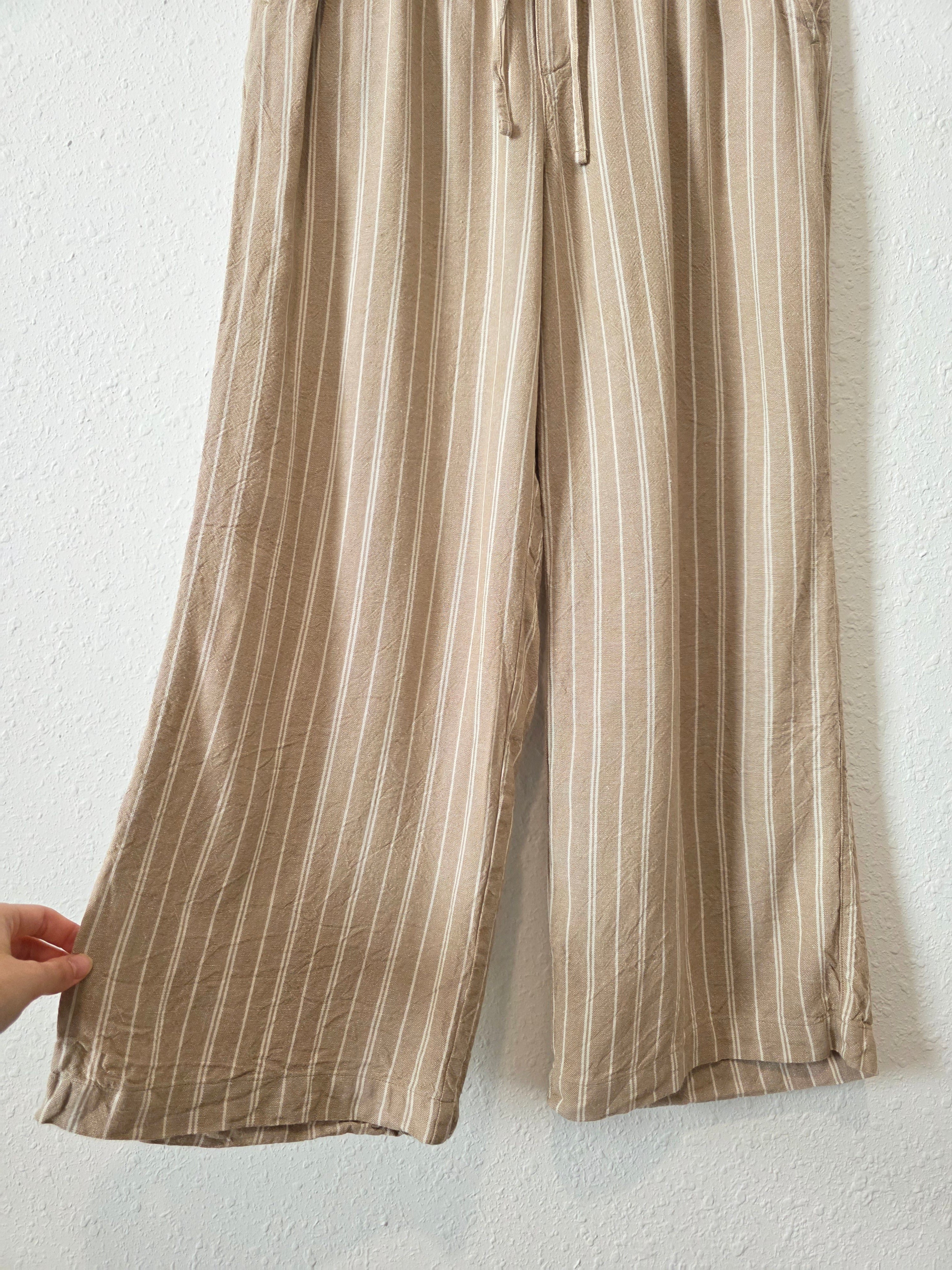 Gap Linen Blend Wide Leg Pants (M)