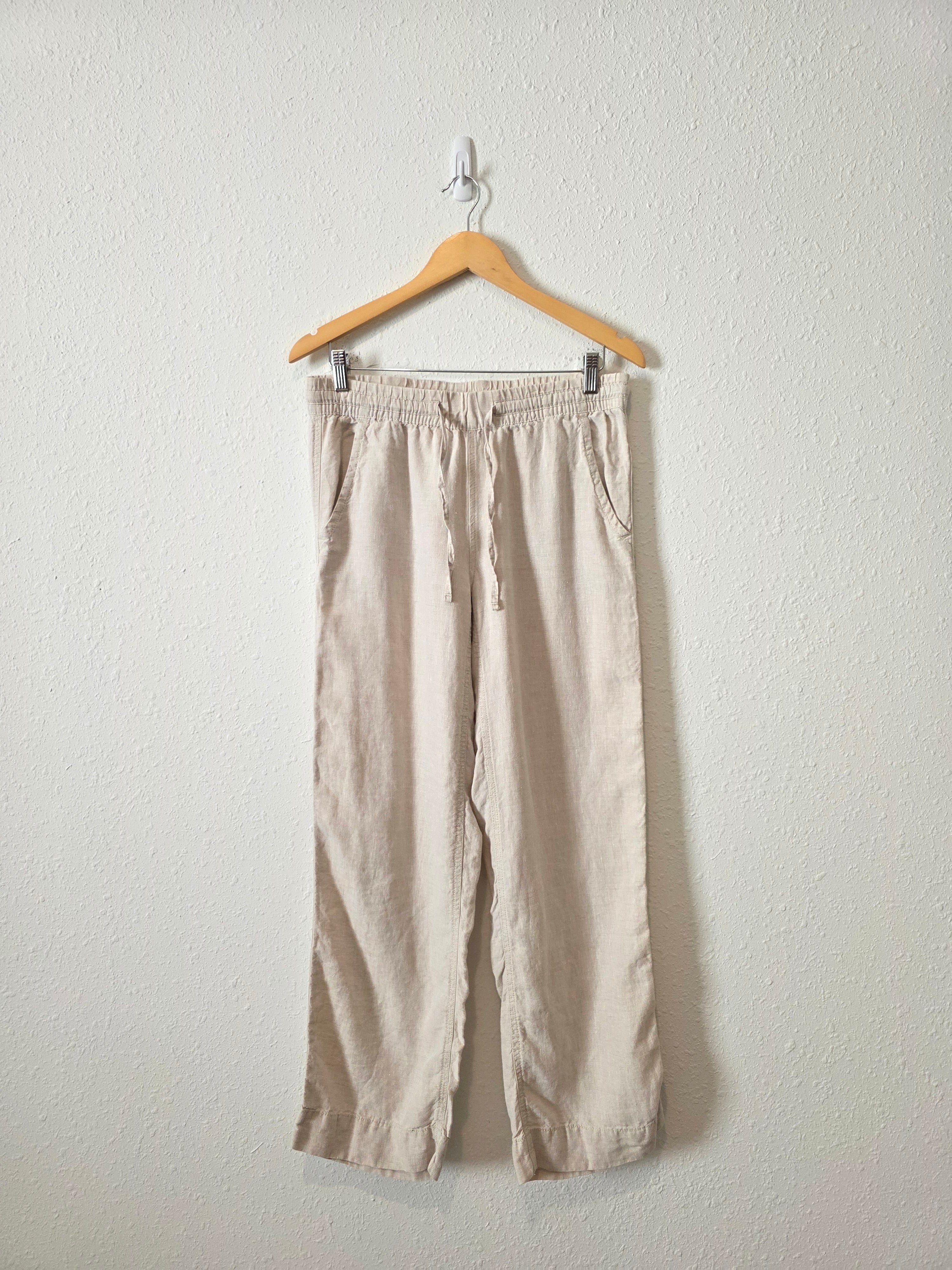 LL Bean Linen Drawstring Pants (6)
