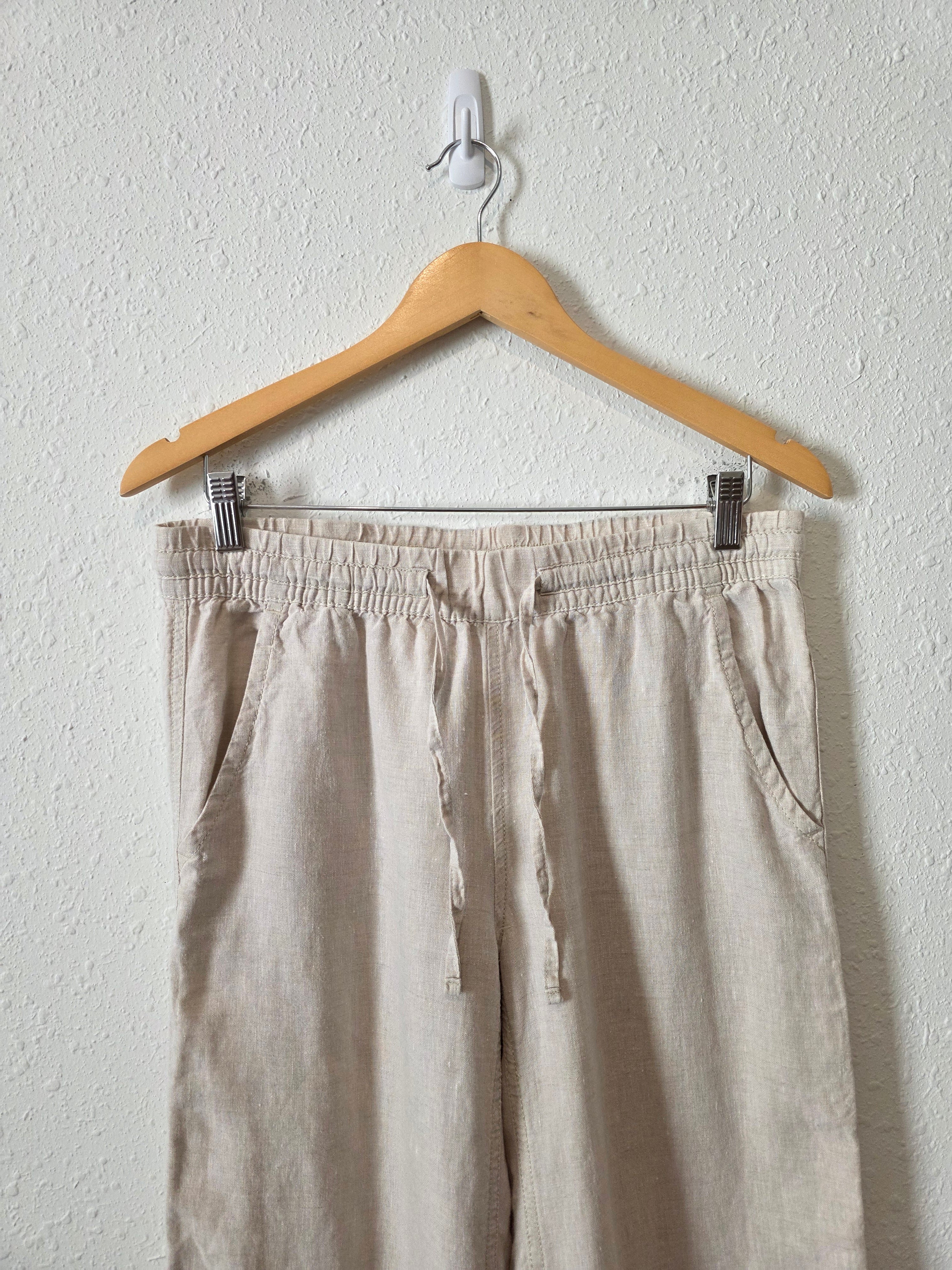 LL Bean Linen Drawstring Pants (6)
