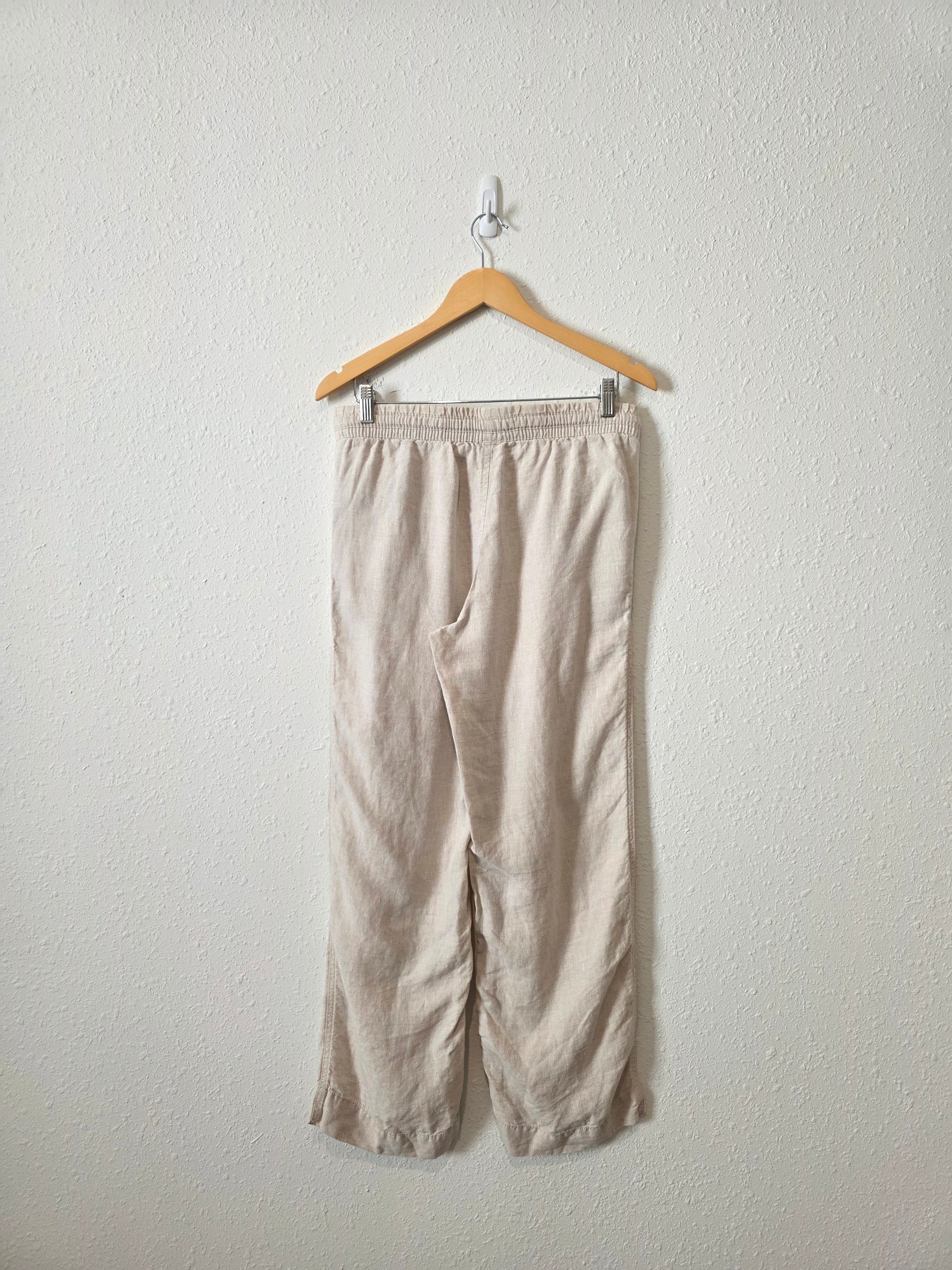 LL Bean Linen Drawstring Pants (6)