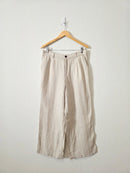 Striped Wide Leg Linen Pants (12P)