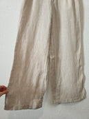 Striped Wide Leg Linen Pants (12P)