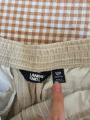Striped Wide Leg Linen Pants (12P)
