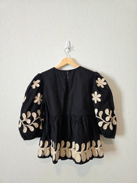 NEW Anthropologie Embroidered Top (XS)