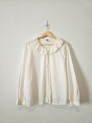 Collared Puff Sleeve Blouse (2X)