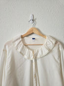 Collared Puff Sleeve Blouse (2X)
