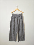 NEW Gingham Wide Leg Pants (M)