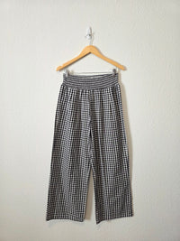 NEW Gingham Wide Leg Pants (M)