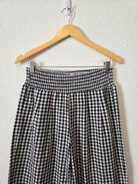 NEW Gingham Wide Leg Pants (M)