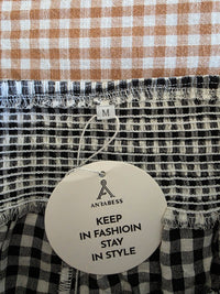 NEW Gingham Wide Leg Pants (M)