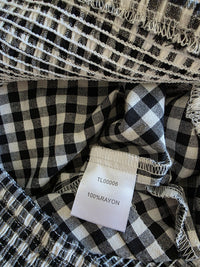 NEW Gingham Wide Leg Pants (M)