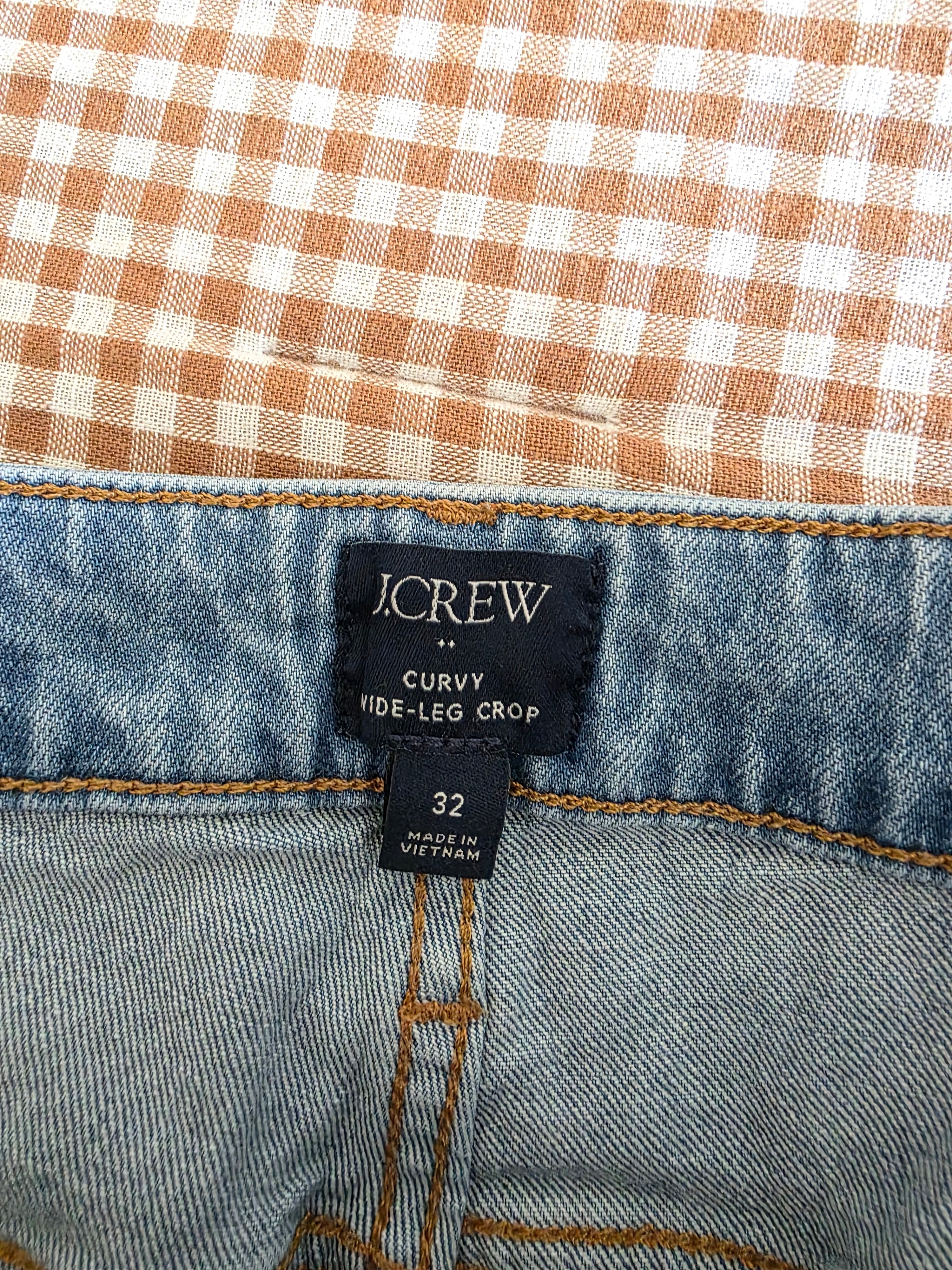 J.Crew Curvy Wide Leg Jeans (32)