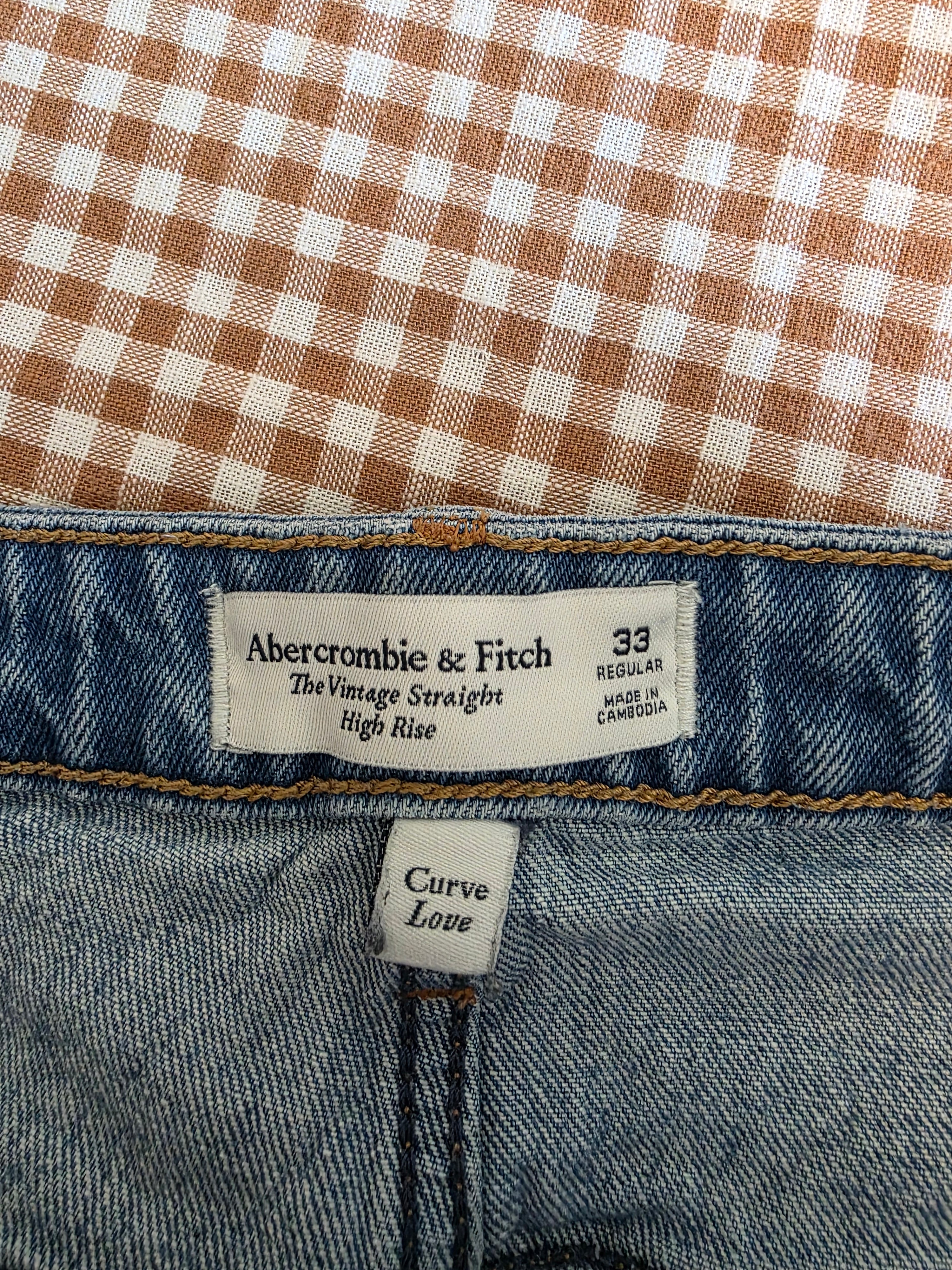 Abercrombie Vintage Straight Jeans (33)
