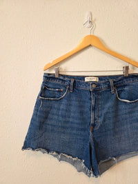 Abercrombie High Rise Denim Shorts (33/16)