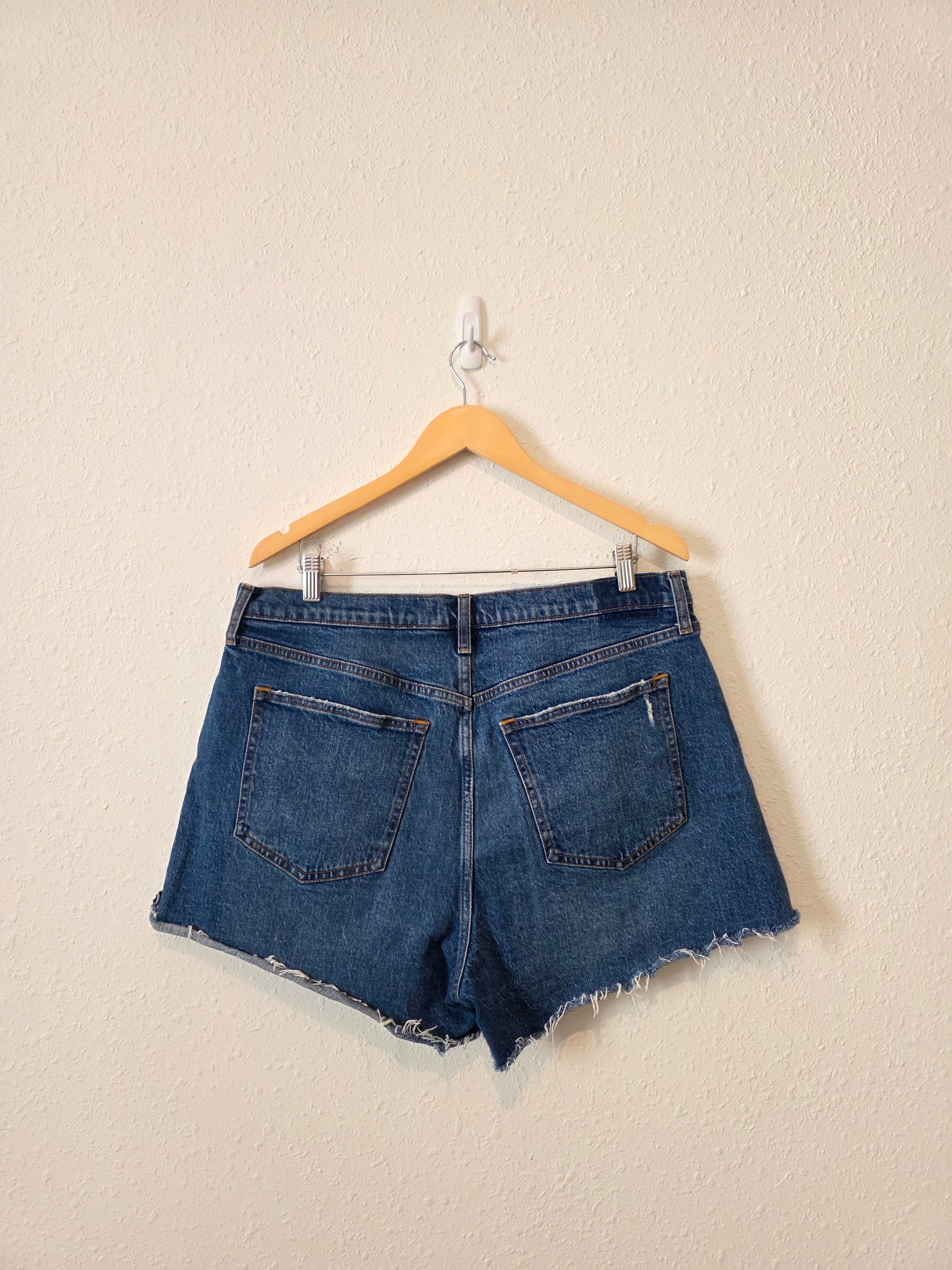 Abercrombie High Rise Denim Shorts (33/16)