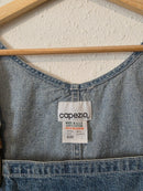 Vintage Denim Overall Dress (L)