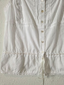 Vintage Cotton Button Front Tank (10)