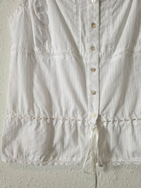 Vintage Cotton Button Front Tank (10)