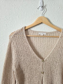 Blu Pepper Crochet Knit Cardigan (M)