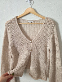 Blu Pepper Crochet Knit Cardigan (M)