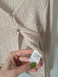 Blu Pepper Crochet Knit Cardigan (M)