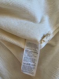 Madewell Cream Ribbed Top (L)