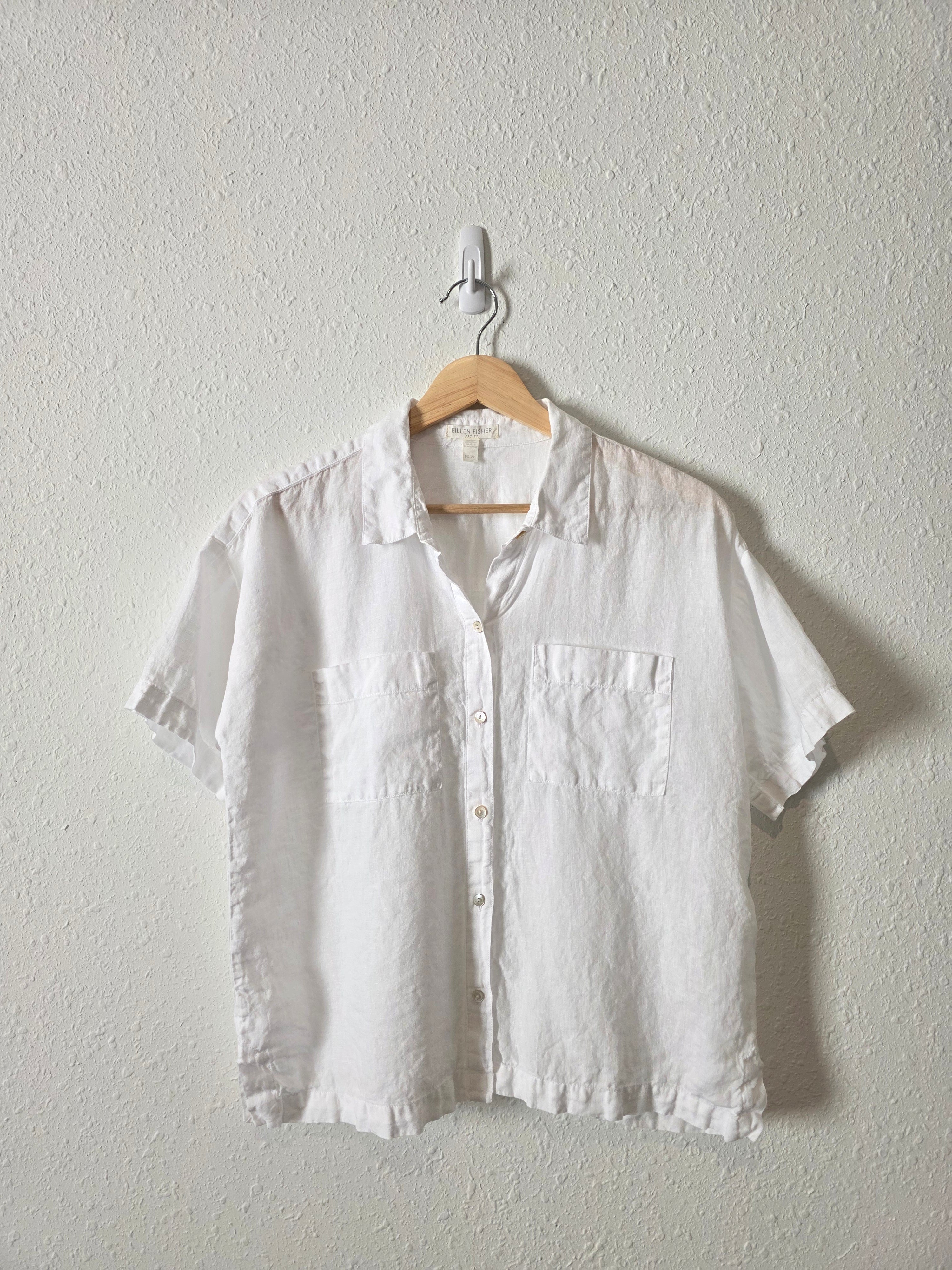 Eileen Fisher Linen Boxy Shirt (SP)