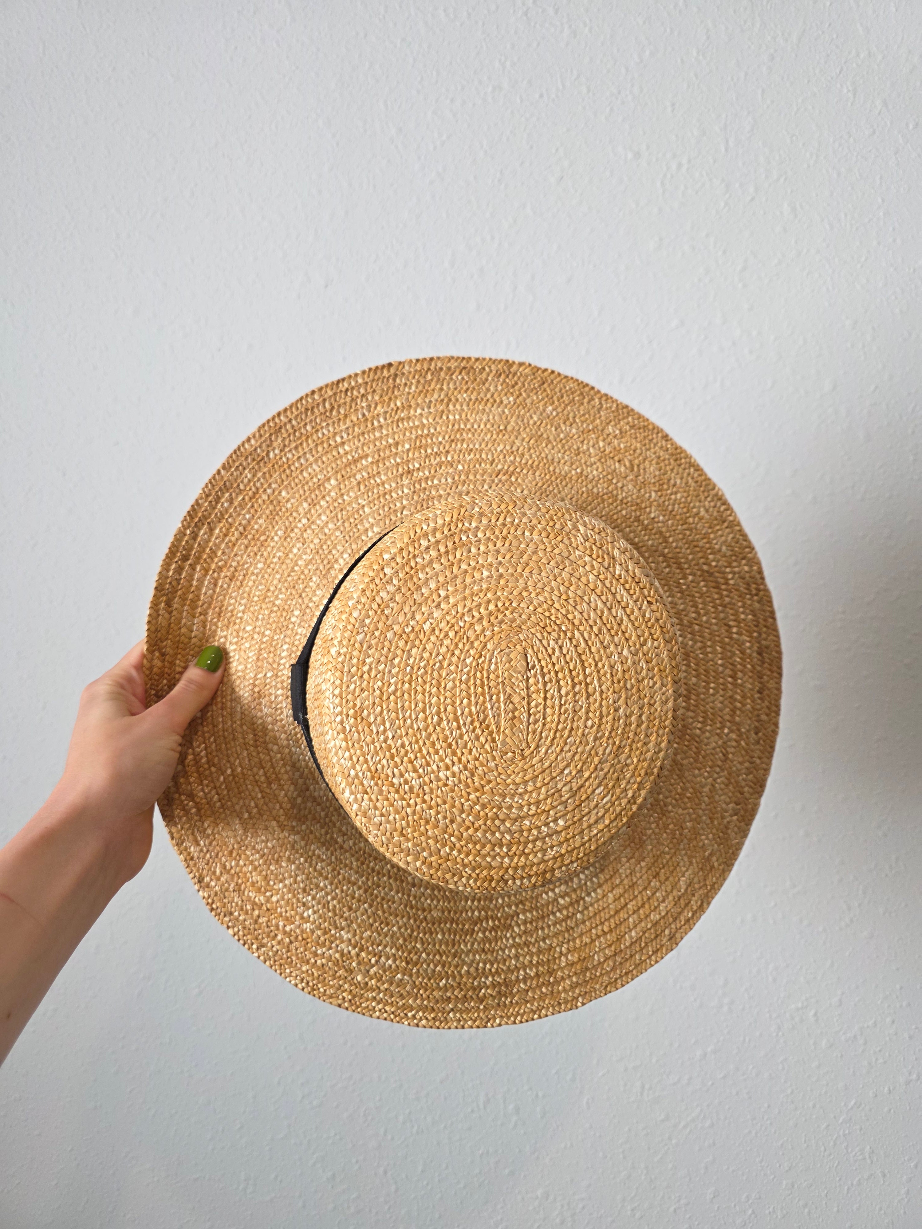 Wide Brim Beachy Straw Hat (OS)