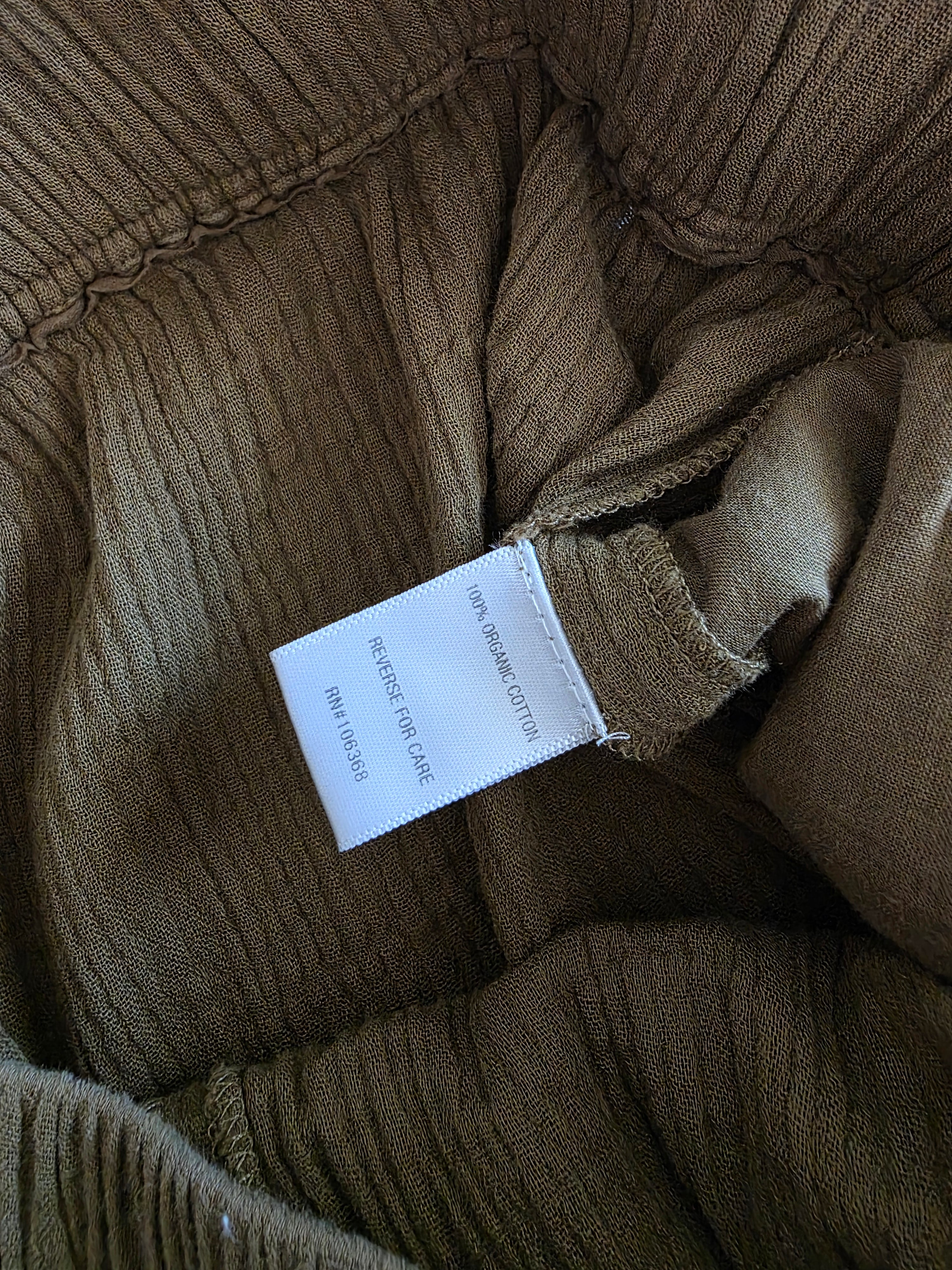 Garnet Hill Relaxed Gauze Pants (L)