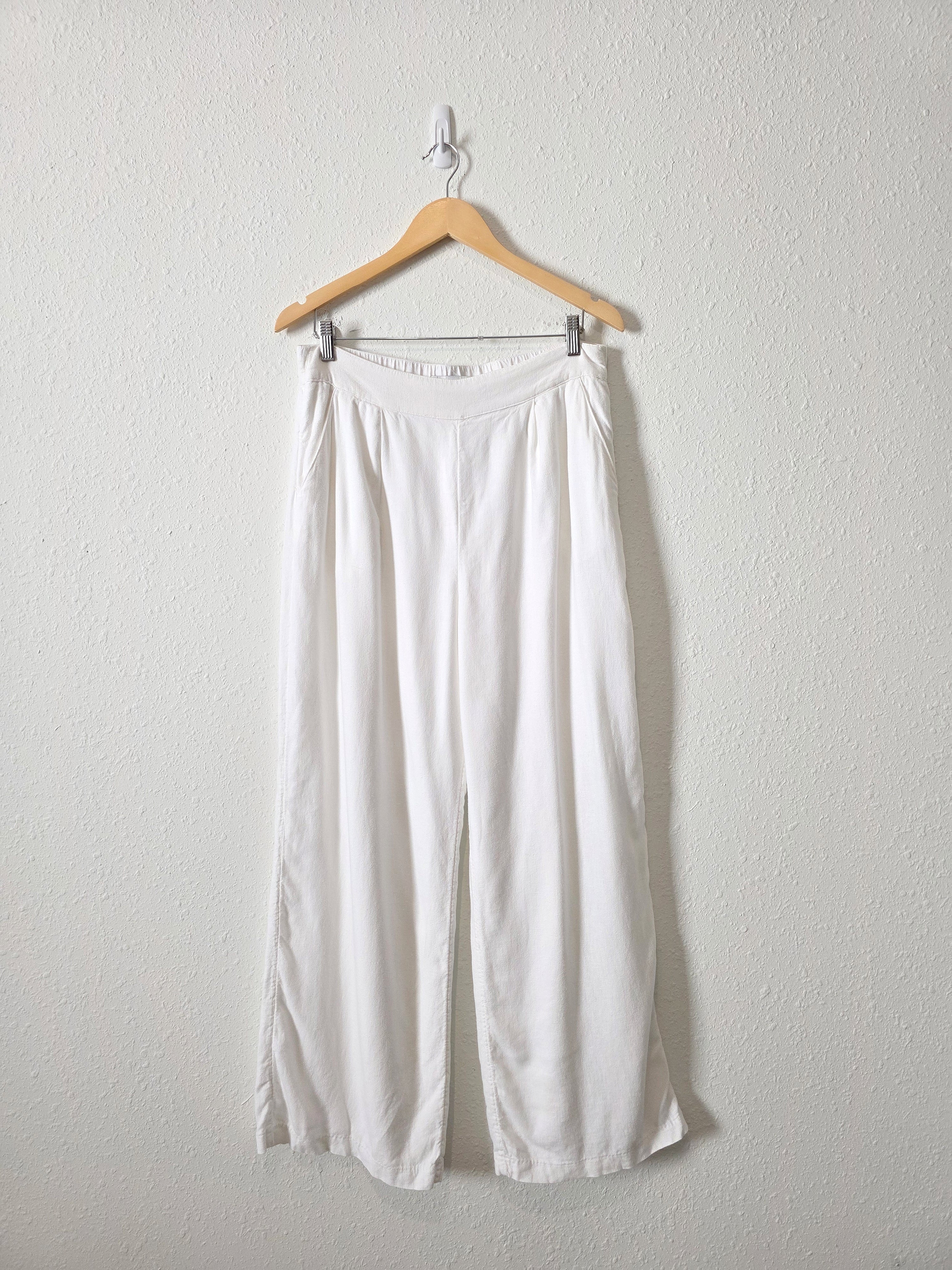 Abercrombie Wide Leg Linen Blend Pants (M)