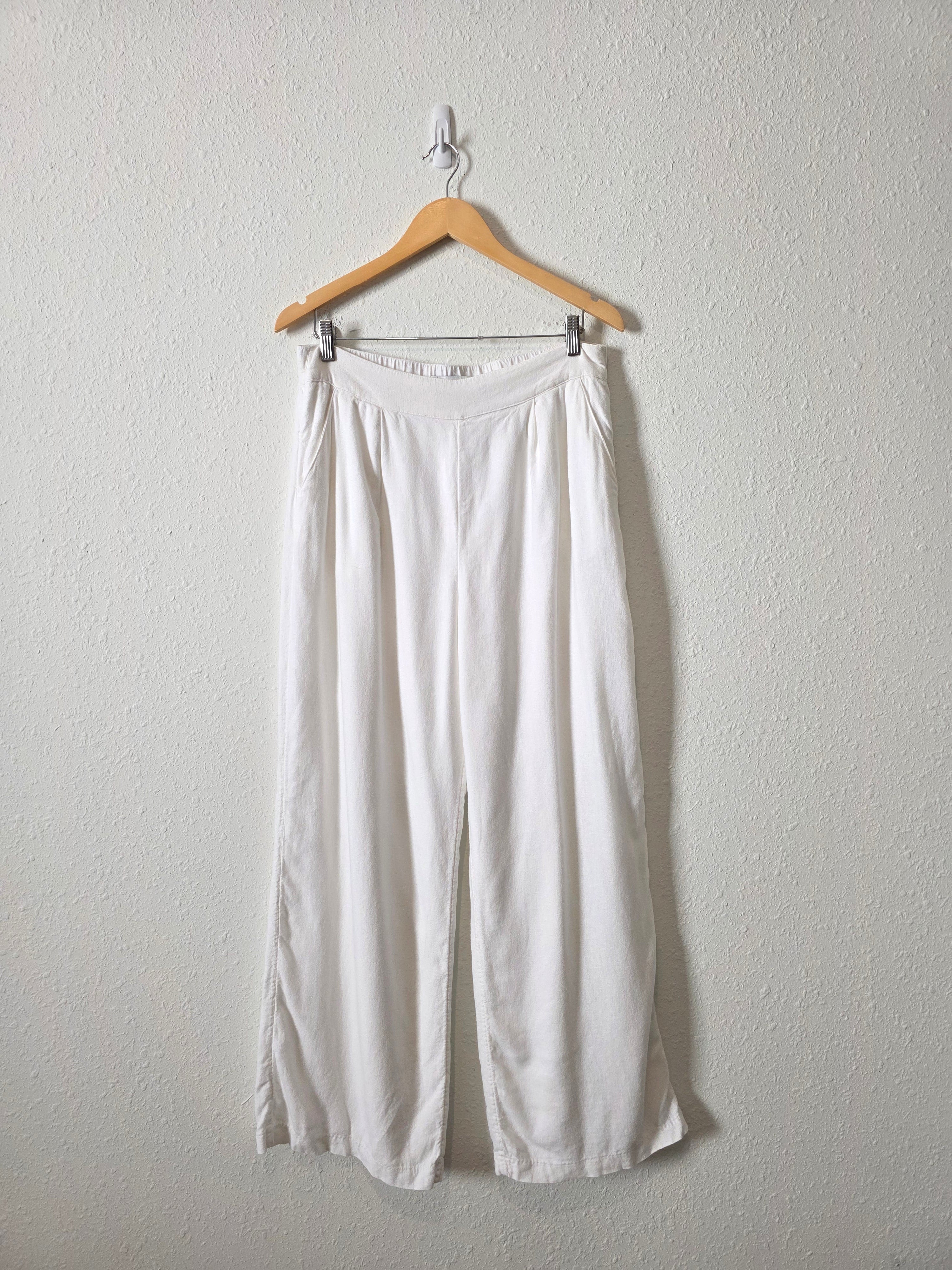 Abercrombie Wide Leg Linen Blend Pants (M)