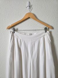 Abercrombie Wide Leg Linen Blend Pants (M)