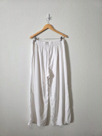 Abercrombie Wide Leg Linen Blend Pants (M)