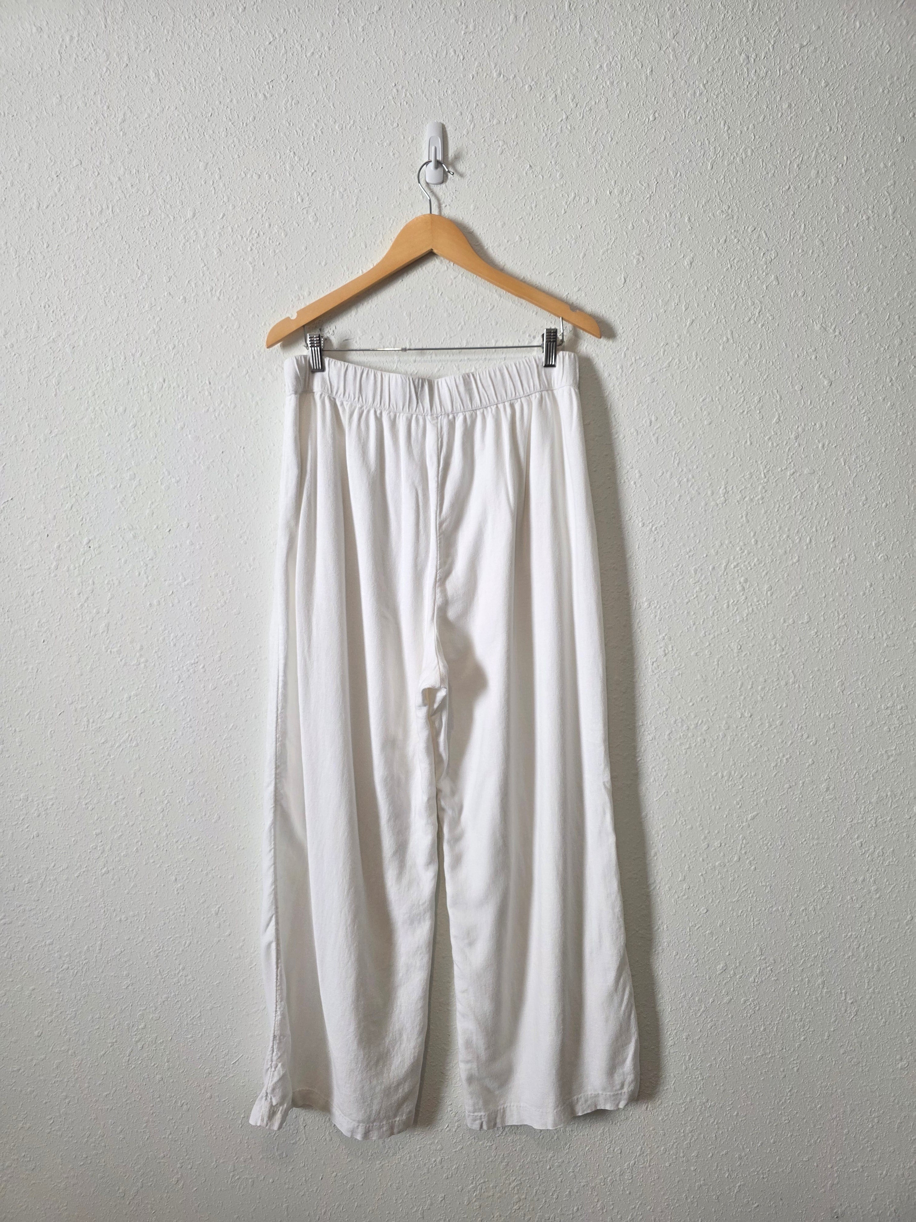 Abercrombie Wide Leg Linen Blend Pants (M)