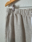Striped Wide Leg Linen Pants (XL)