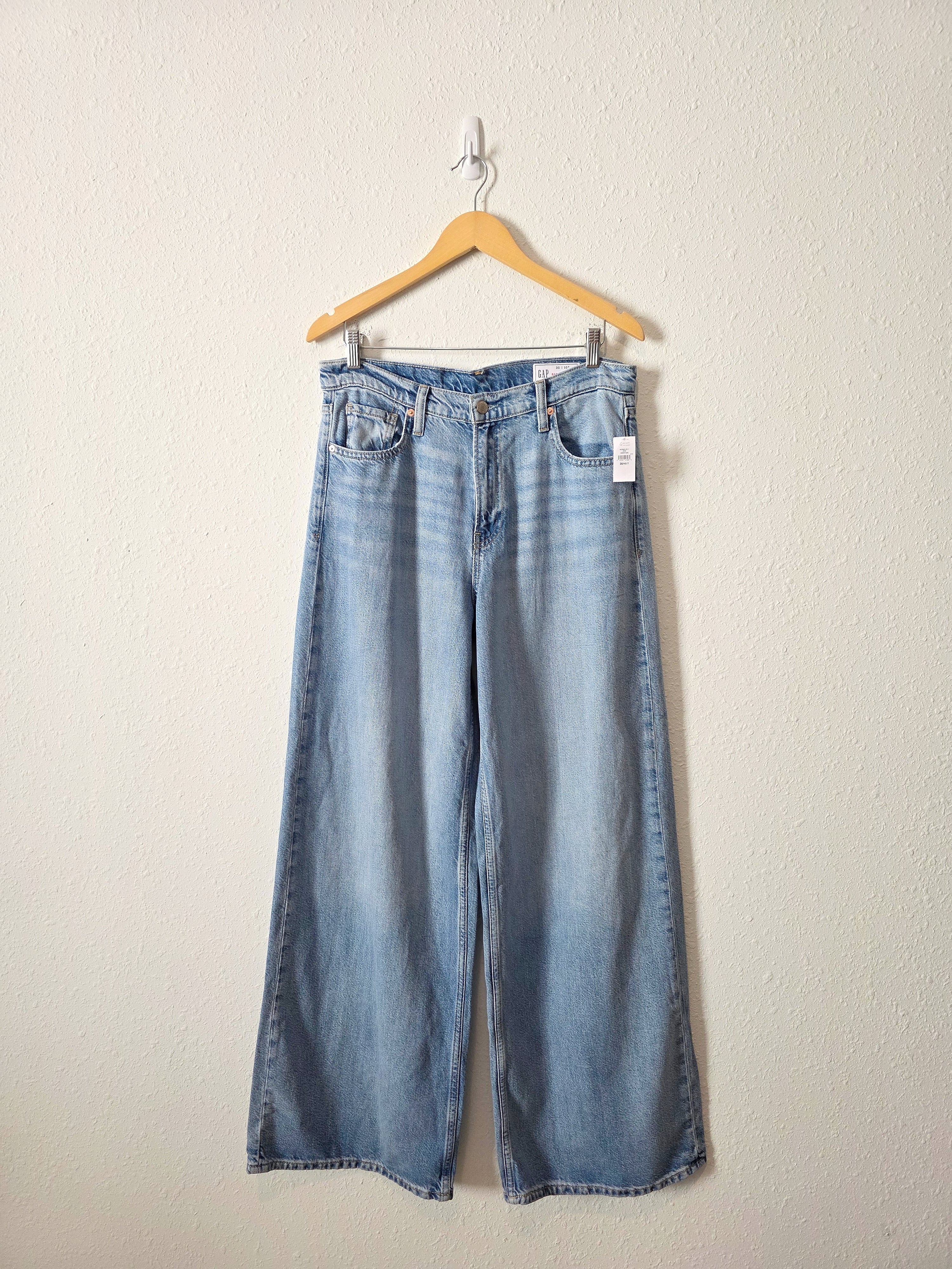NEW Gap Baggy Wide Leg Jeans (30/10 tall)