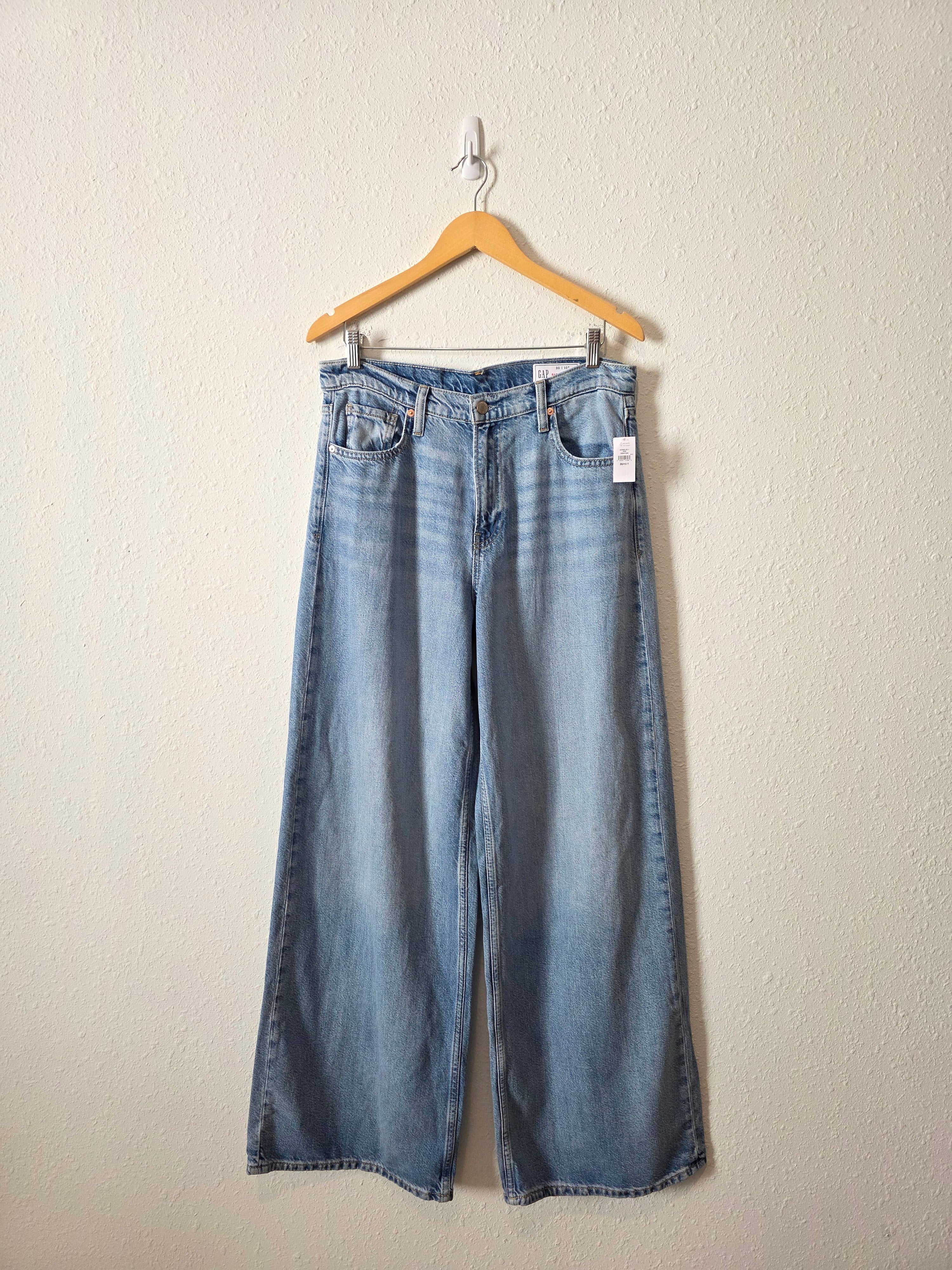 NEW Gap Baggy Wide Leg Jeans (30/10 tall)