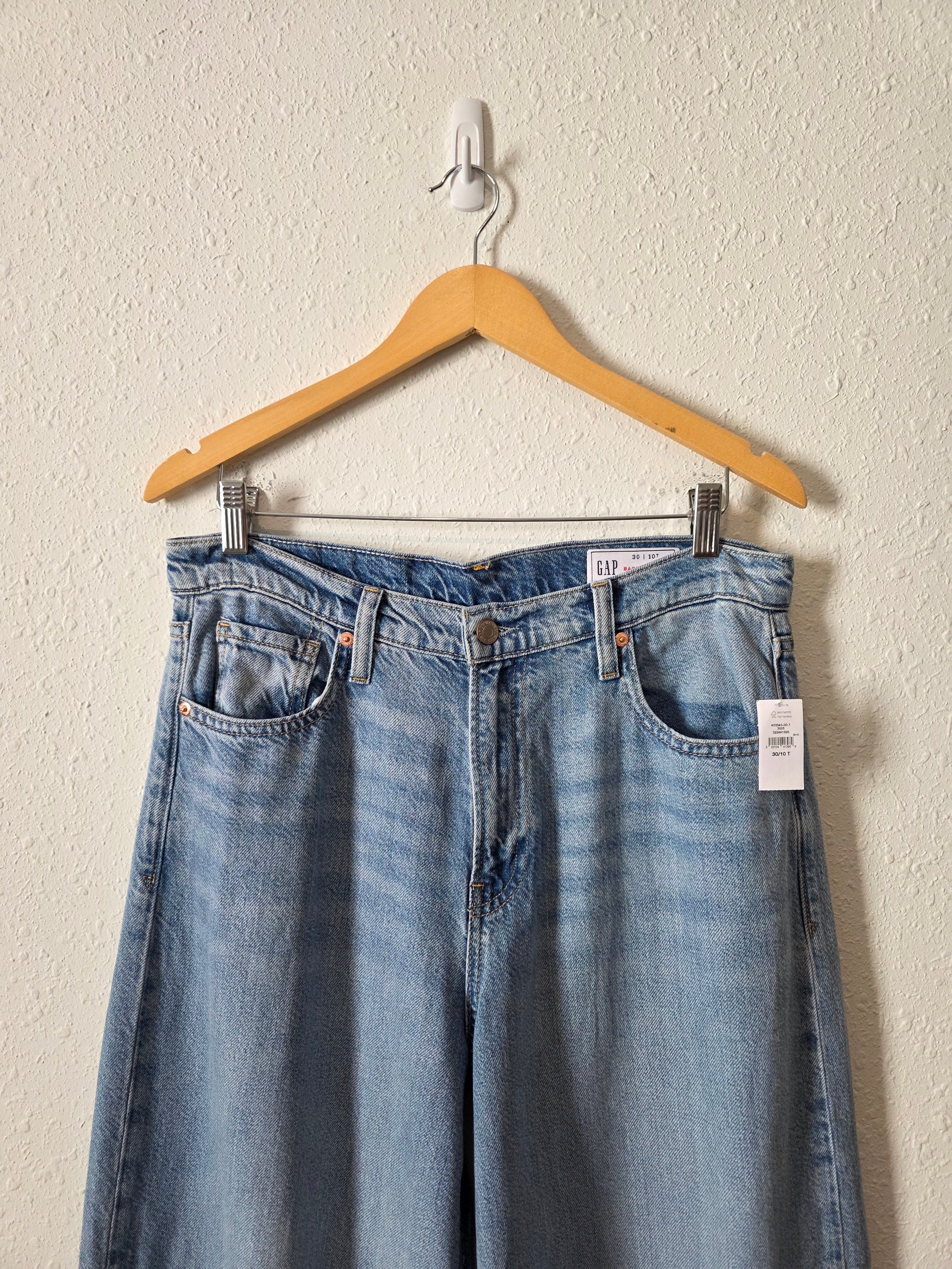 NEW Gap Baggy Wide Leg Jeans (30/10 tall)