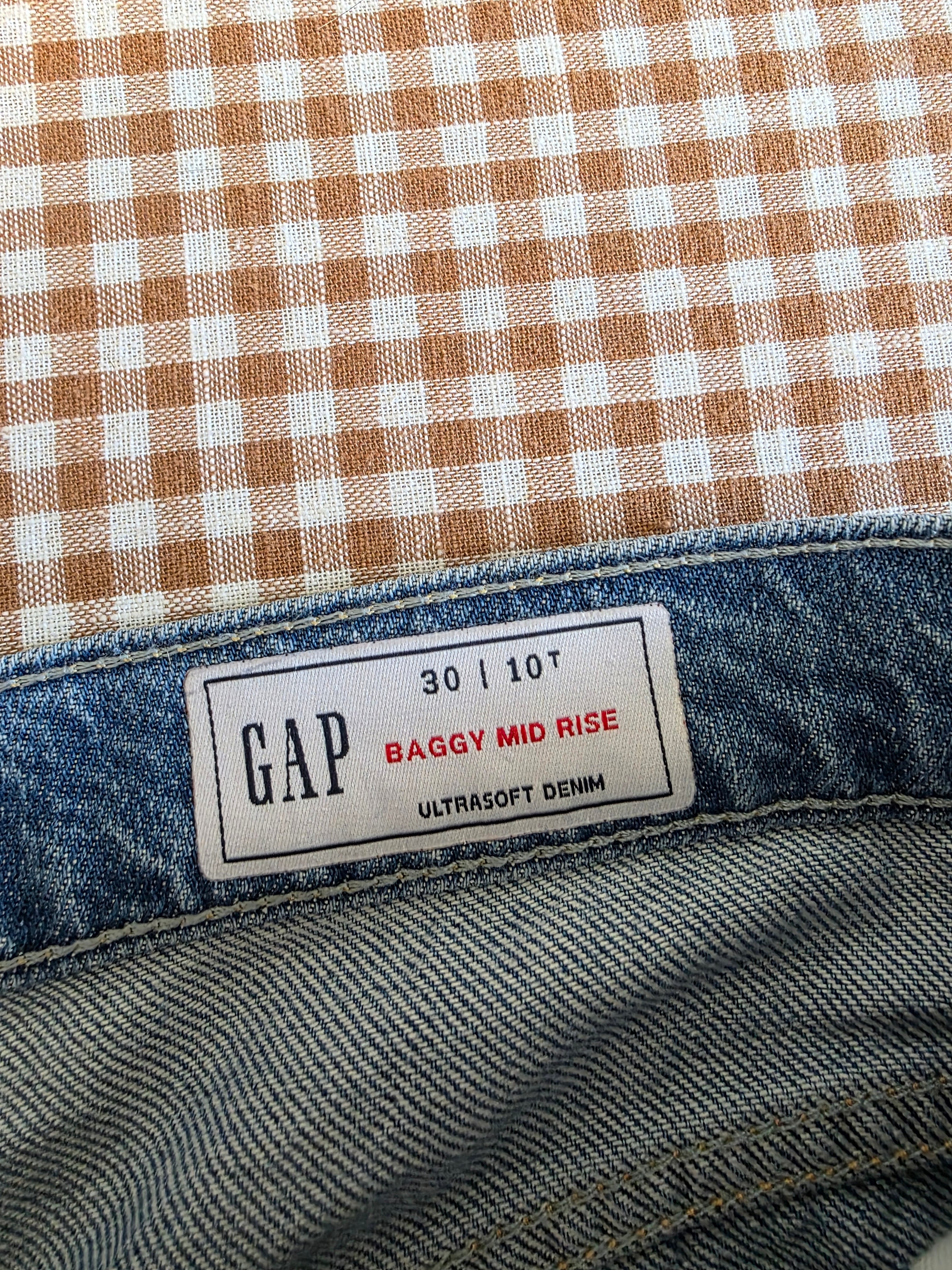 NEW Gap Baggy Wide Leg Jeans (30/10 tall)